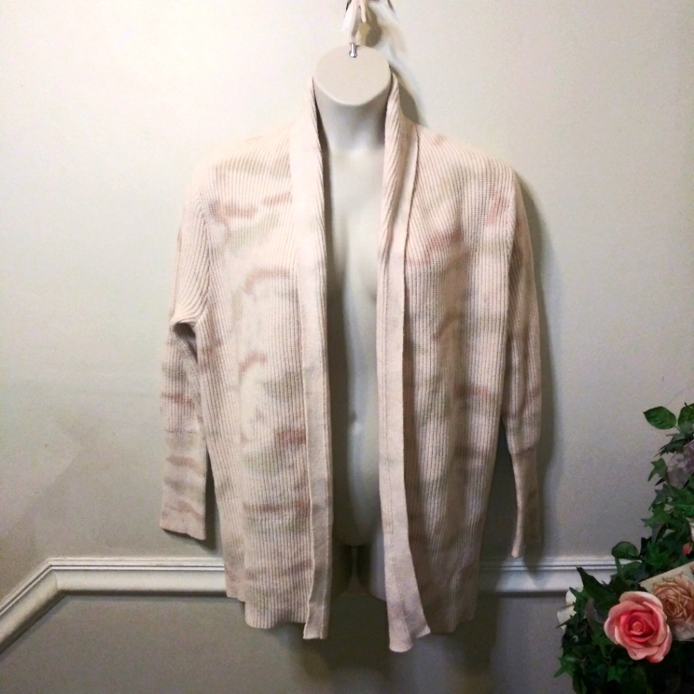 CALIA By Carrie Underwood Cream Mauve, Olive & Taupe Daybreak Neutral Cardigan - Picture 10 of 11
